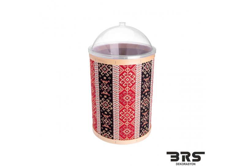 Kuruyemiş Bakliyat Kovası Mika Kapaklı Leğenli Takım 40x50