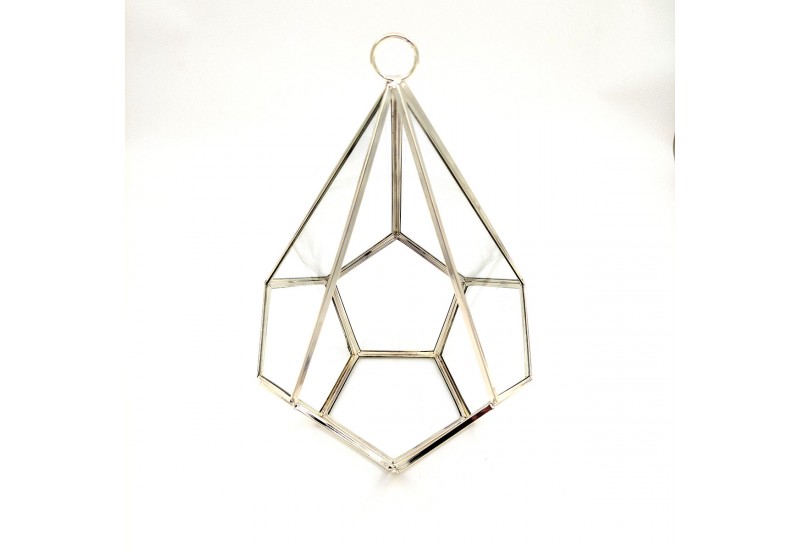 Silver Söz Nişan Çikolatalık Geometrik Teraryum 23x28
